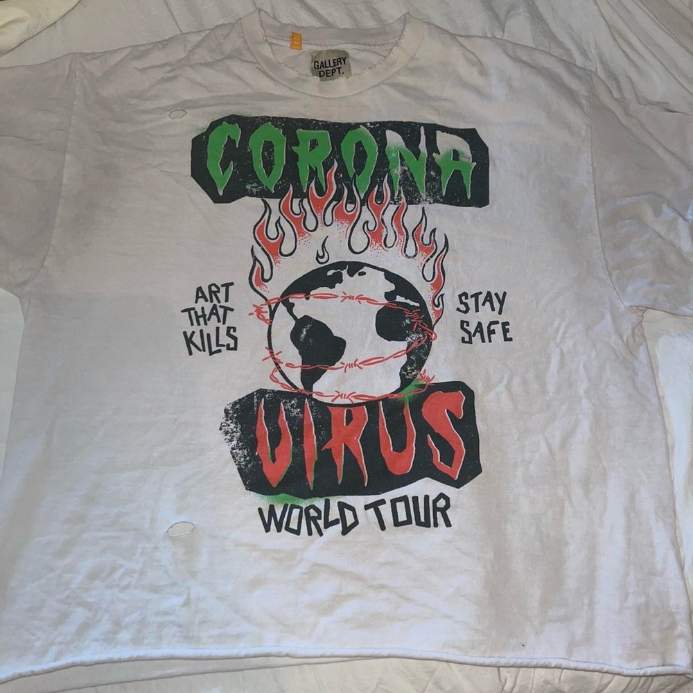 Gallery Dept White World Tour Graphic Tee
